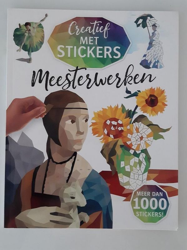 Creatief Met Stickers Meesterwerken Stickerboek Creatieve