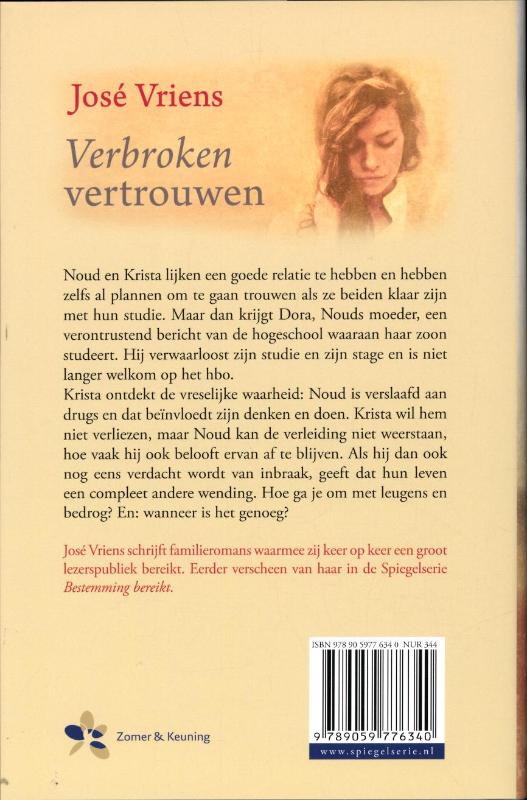 Verbroken Vertrouwen achterkant