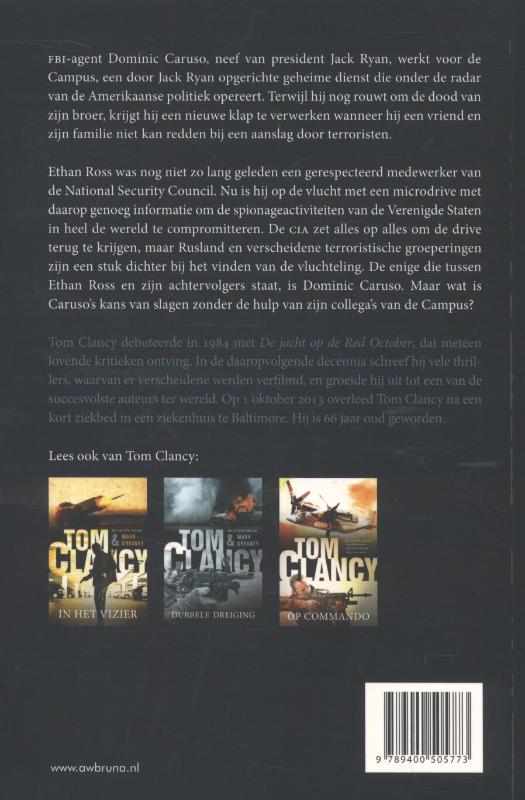 Jack Ryan 17 Tom Clancy Verdenking van verraad Tweedehands