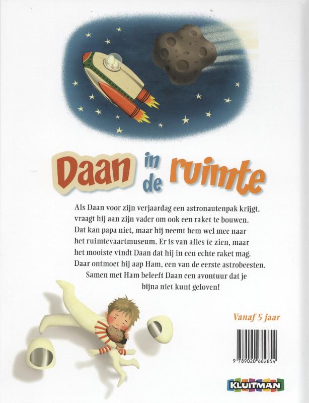 Daan in de ruimte achterkant