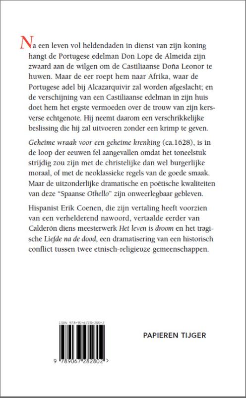 Geheime wraak achterkant