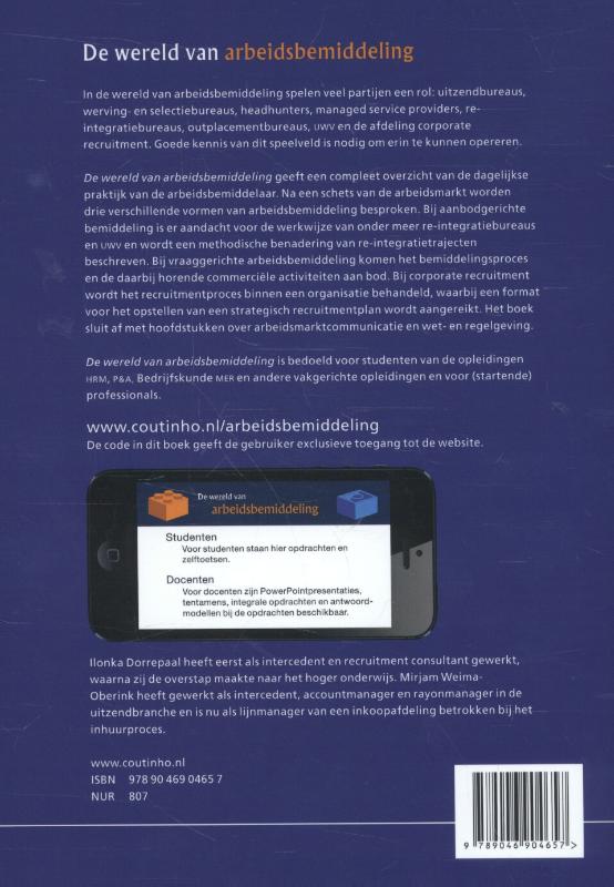 De wereld van arbeidsbemiddeling achterkant