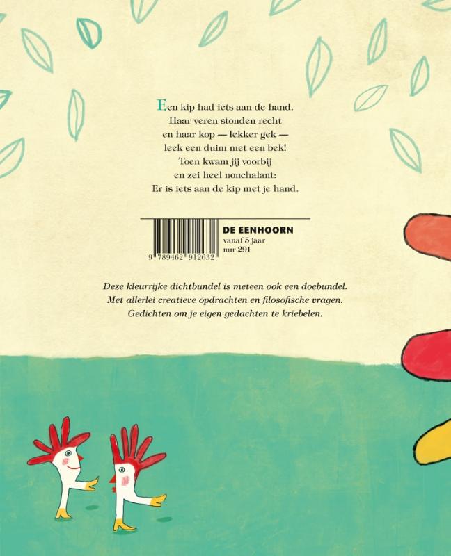 Er is iets aan de kip met je hand achterkant