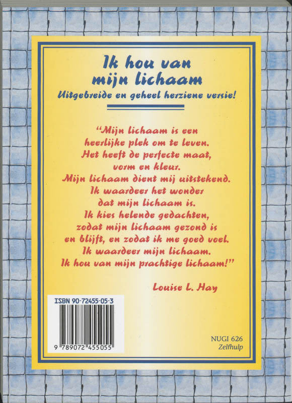 Ik Hou Van Mijn Lichaam achterkant