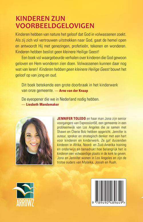 Kinderen hebben geen kleinere Heilige Geest achterkant