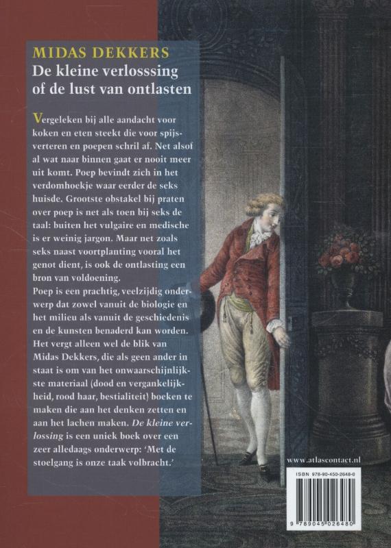 De kleine verlossing of de lust van ontlasten achterkant