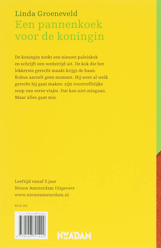 Een pannenkoek voor de koningin achterkant