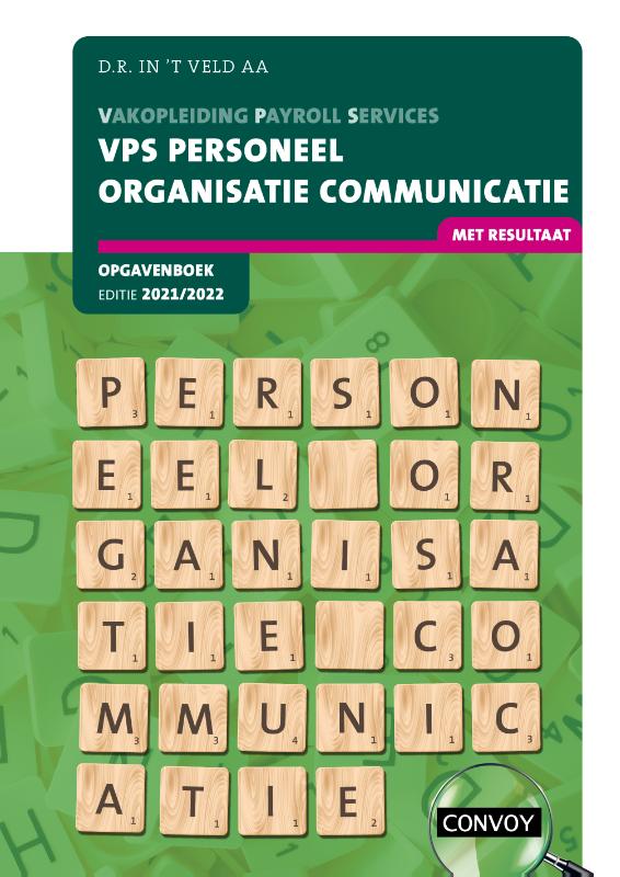 VPS Personeel Organisatie Communicatie 2021-2022 Opgavenboek