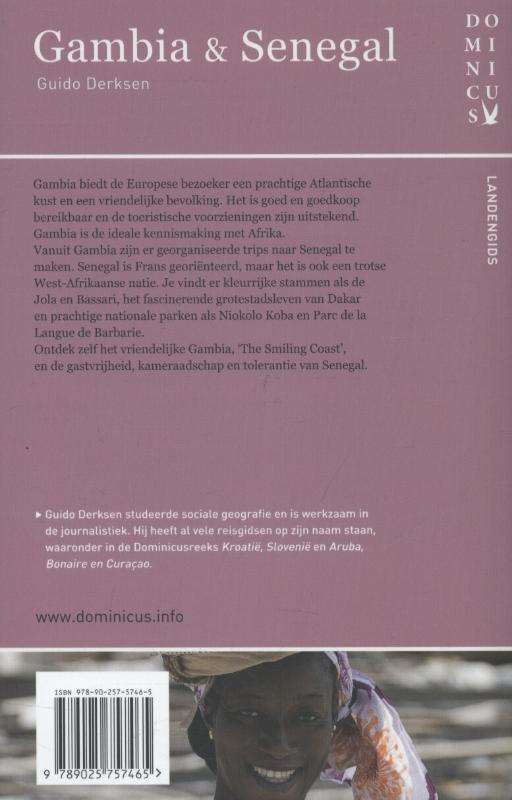 Dominicus landengids - Gambia ; SEnegal achterkant