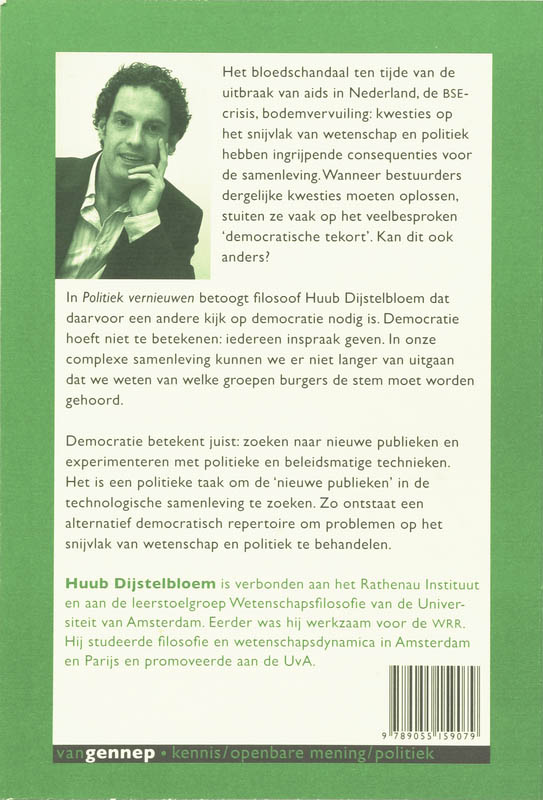 Politiek Vernieuwen achterkant