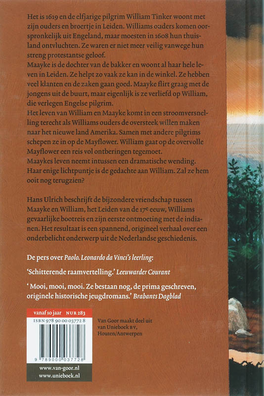 De Nieuwe Wereld Van William Tinkler achterkant
