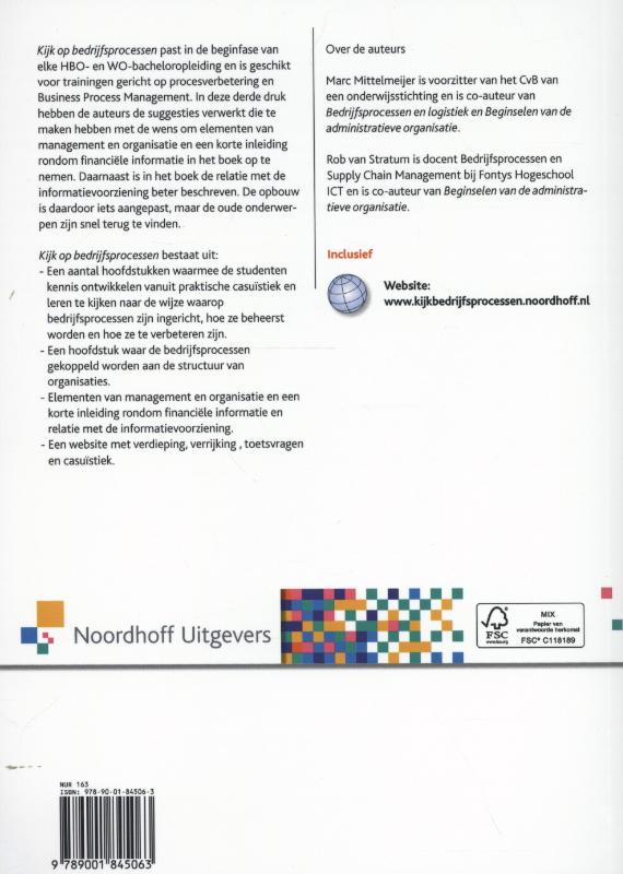 Kijk op bedrijfsprocessen achterkant