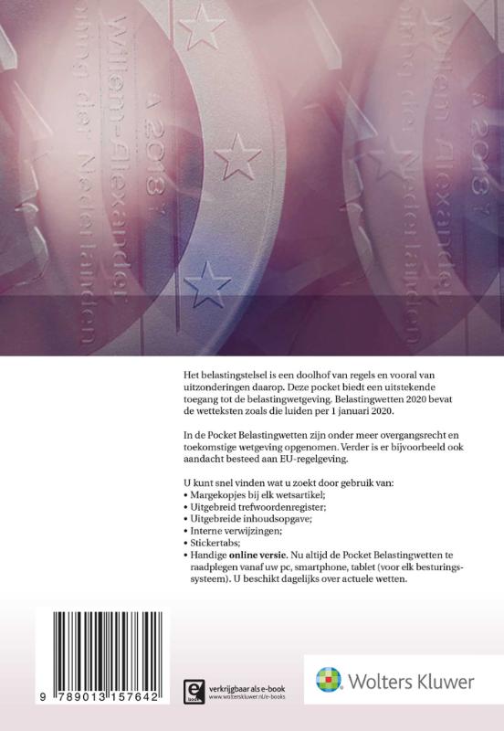 Belastingwetten 2020 achterkant