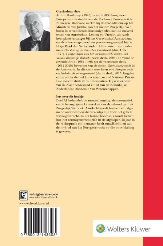 Monografieen BW  -   Aard en opzet van het vermogensrecht achterkant