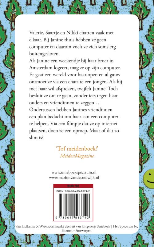 Meiden Zijn Gek Op Chatten achterkant