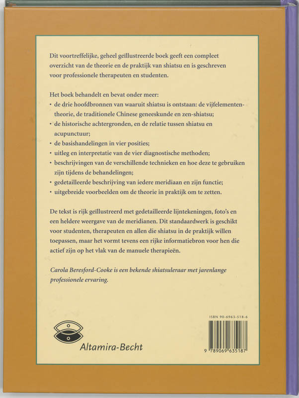 Shiatsu In Theorie En Praktijk achterkant