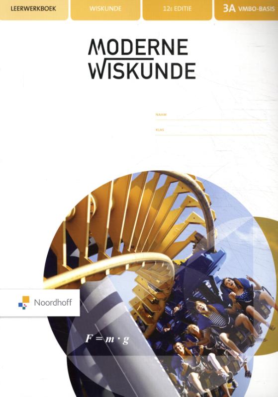 Moderne Wiskunde 3a Vmbo Basis Leerwerkboek | Tweedehands | BoekenBalie