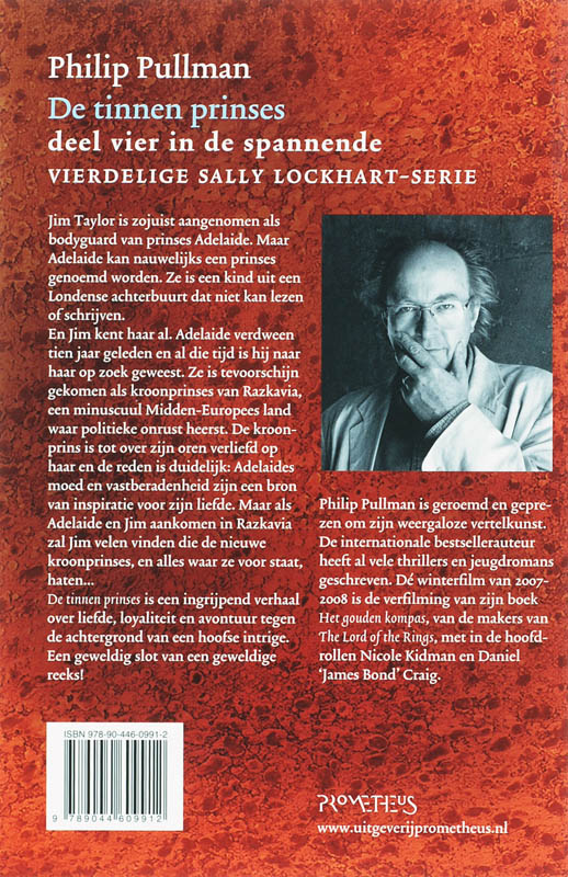 Tinnen Prinses achterkant