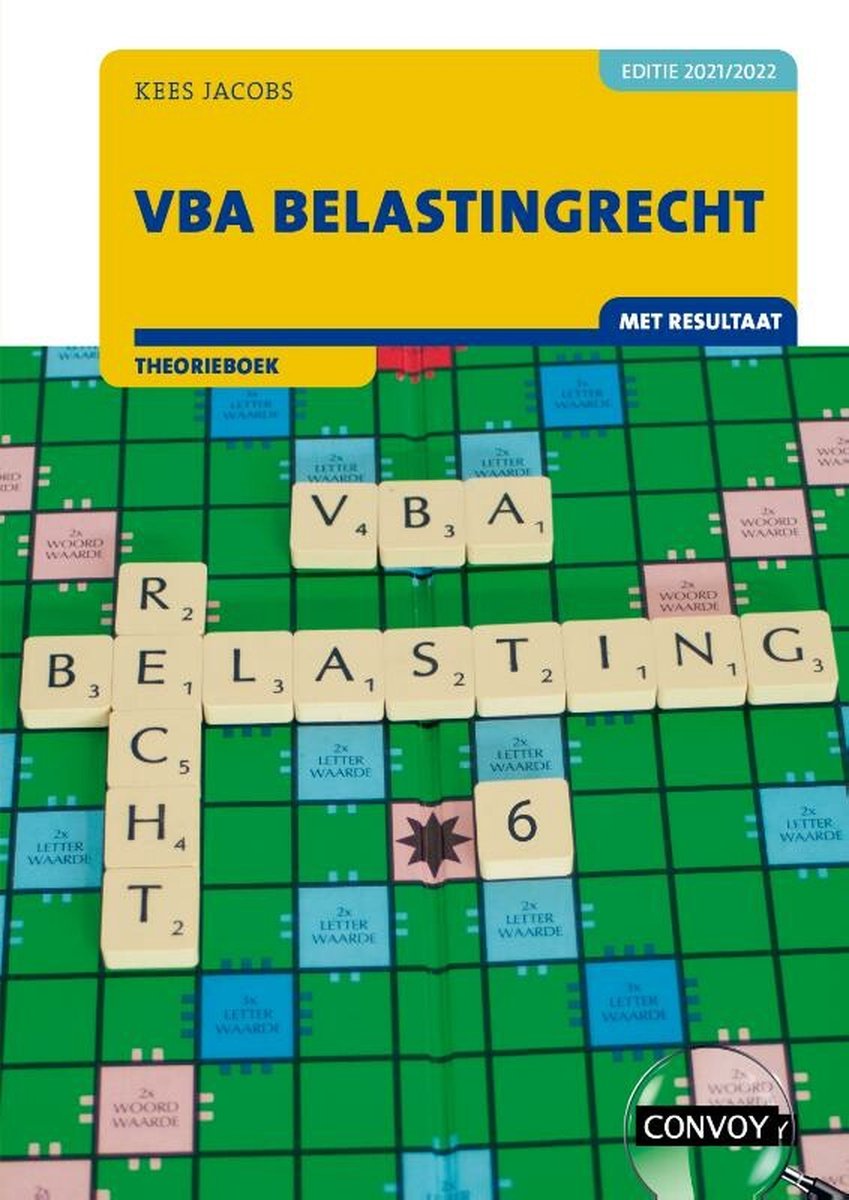 VBA Belastingrecht met resultaat 2021/2022 Theorieboek