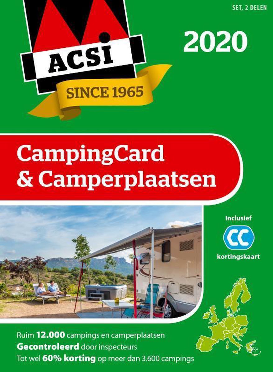 ACSI Campinggids  -   CampingCard & Camperplaatsen 2020