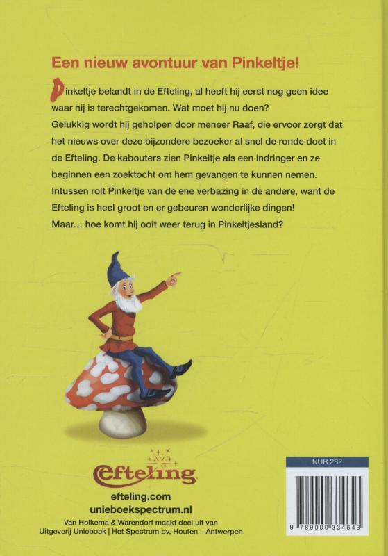 Pinkeltje - Pinkeltje in de Efteling achterkant