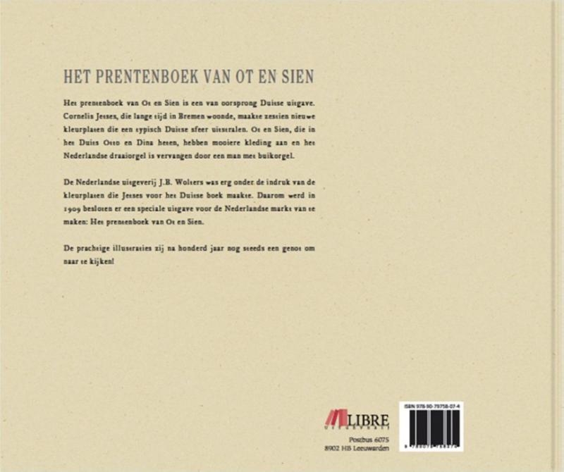 Het Prentenboek van Ot en Sien achterkant