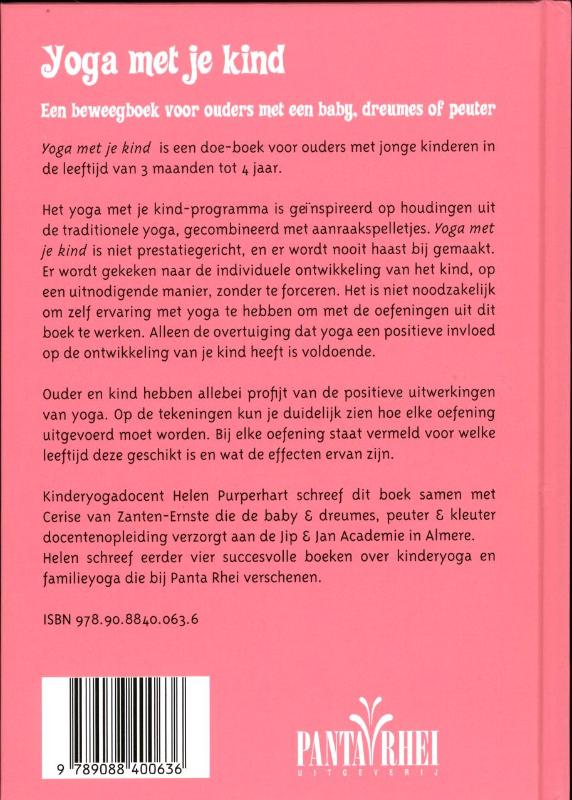Yoga met je kind achterkant
