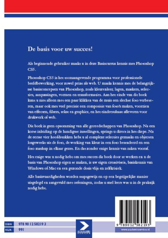 Basiscursus Photoshop CS5 achterkant