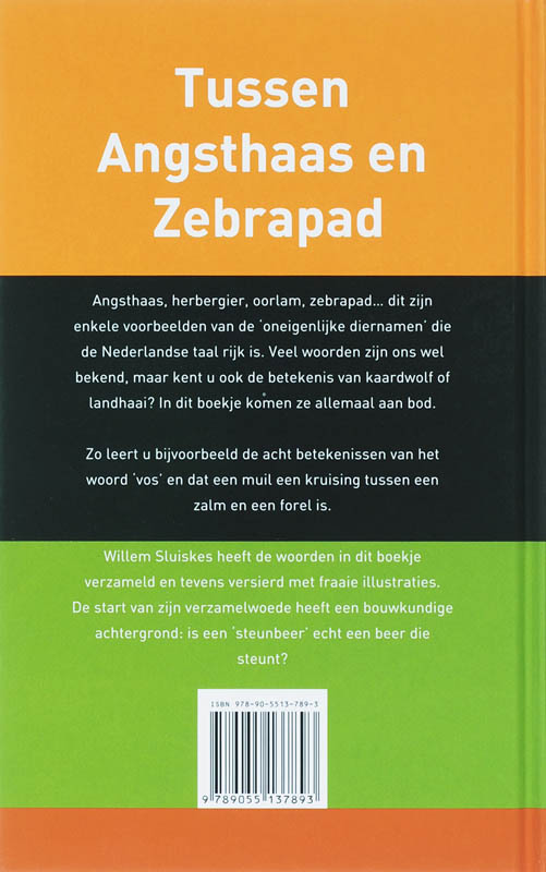 Tussen Angsthaas En Zebrapad achterkant