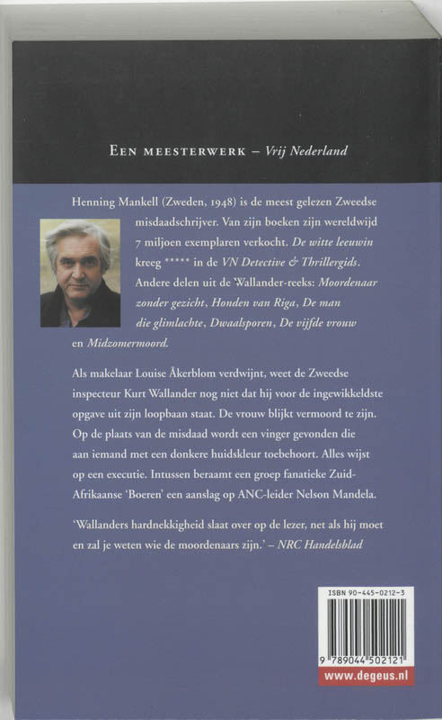 Witte Leeuwin achterkant