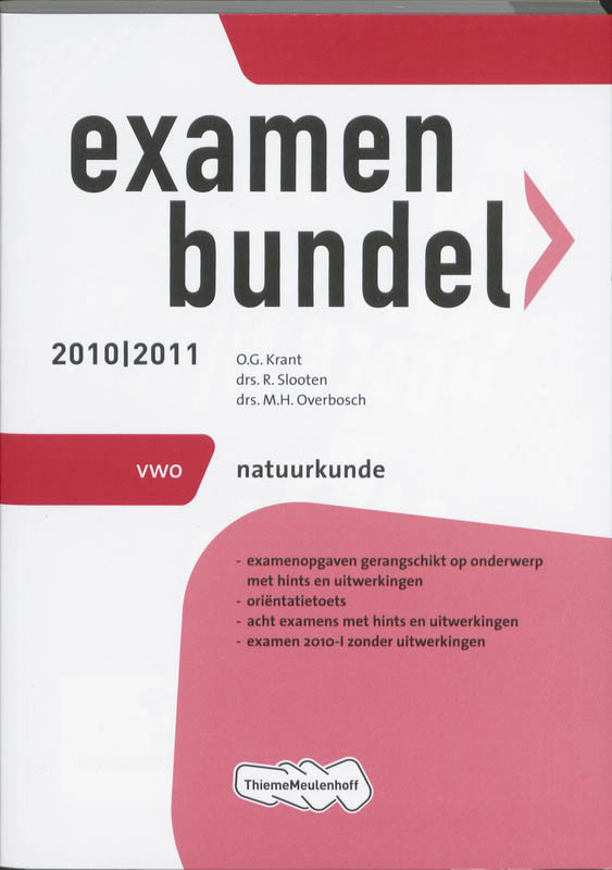 Examenbundel Vwo Management En Org - 2010/2011 | Tweedehands | Boekenbalie