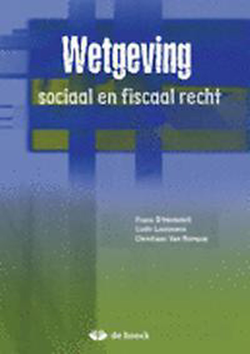 Wetgeving - sociaal en fiscaal recht