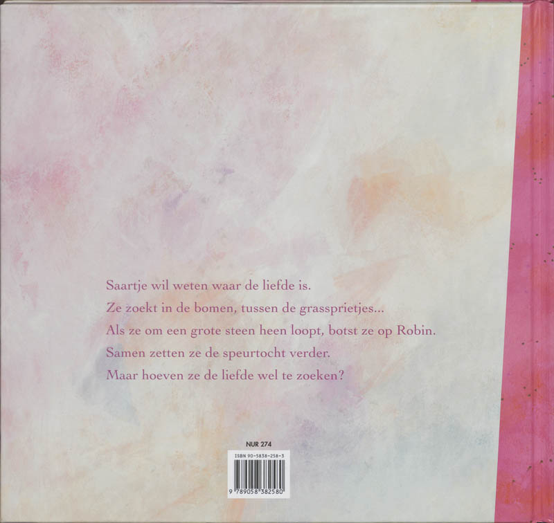 Saartje Zoekt De Liefde achterkant