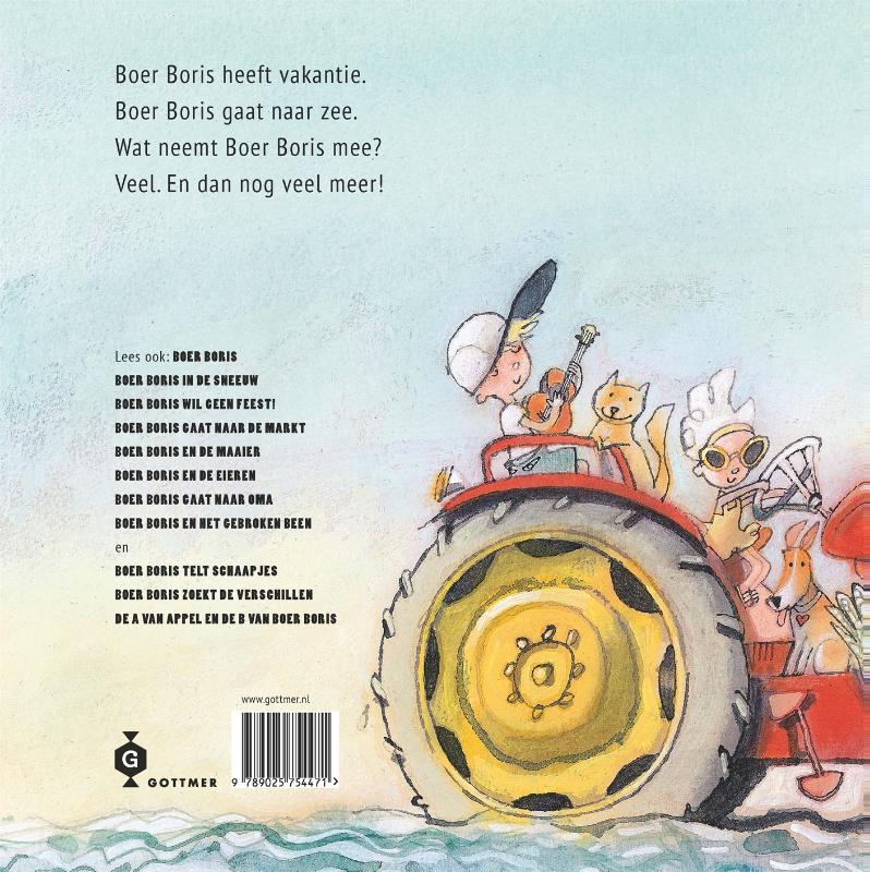 Boer Boris  -   Boer Boris gaat naar zee achterkant