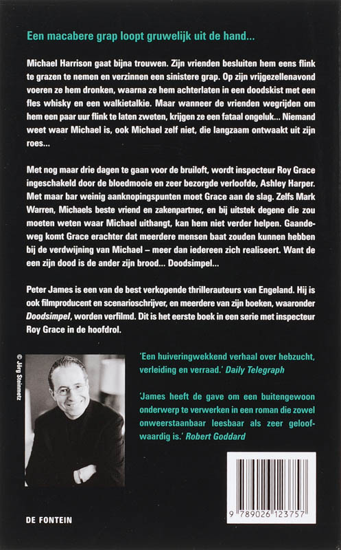 Roy Grace 1 -   Doodsimpel achterkant