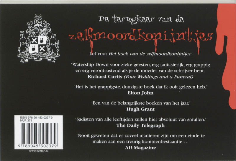 De terugkeer van de zelfmoordkonijntjes achterkant