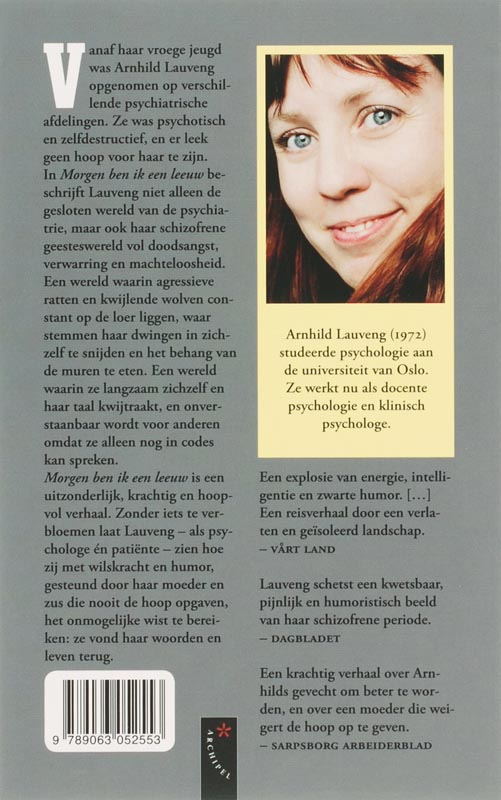 Morgen Ben Ik Een Leeuw achterkant