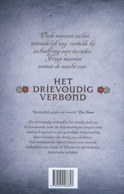 De Rozenoorlogen 2 - Het drievoudig verbond achterkant