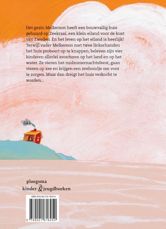 Astrid Lindgren Bibliotheek 11 -   Samen op het eiland Zeekraai achterkant