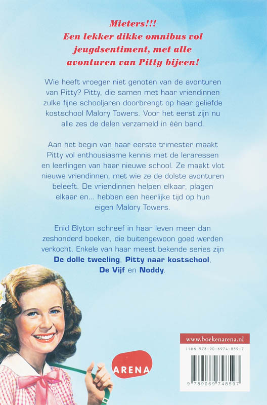 Pitty Naar  Kostschool Omnibus achterkant