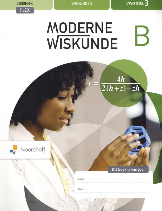 Moderne Wiskunde Vwo B 3 FLEX Leeropdrachtenboek | Tweedehands ...