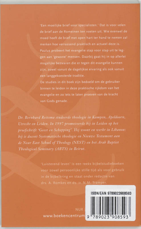 Luisterend leven - Romeinen achterkant