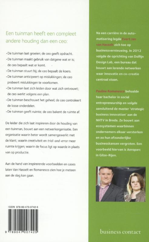 Van CEO naar tuinman achterkant