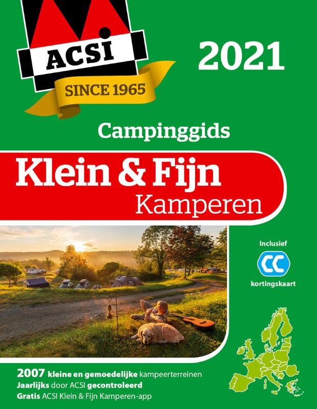 ACSI Campinggids  -  Campinggids Klein & Fijn Kamperen 2021