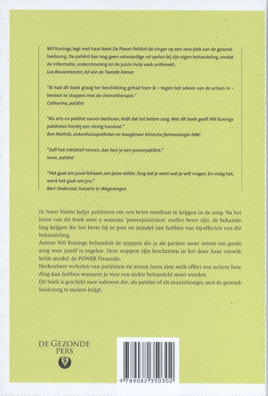 De POWER patiënt achterkant