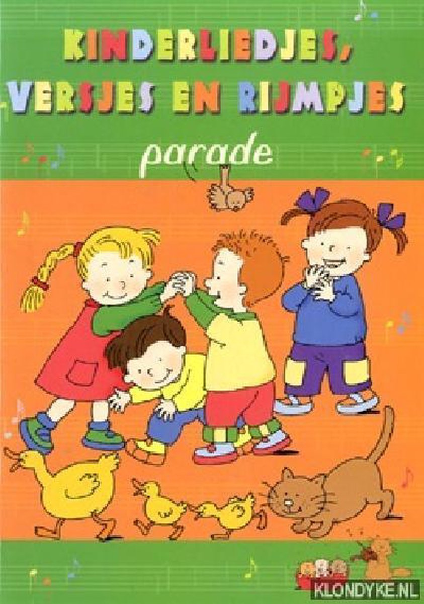 Kinderliedjes, Versjes En Rijmpjes Parade | Tweedehands | Boekenbalie