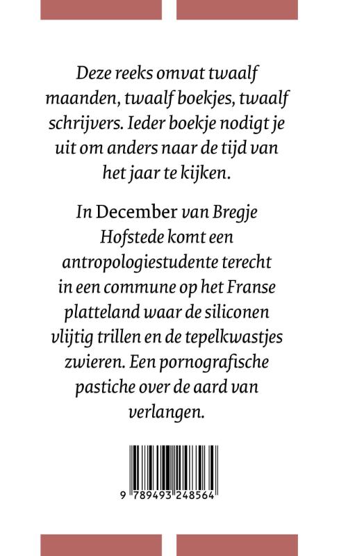 De Maanden 4 -   December achterkant