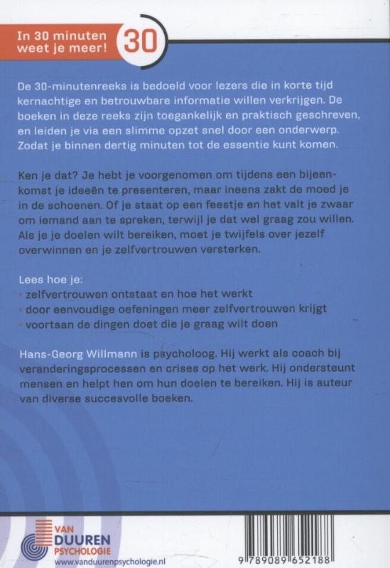 In 30 minuten weet je meer! - Zelfvertrouwen achterkant