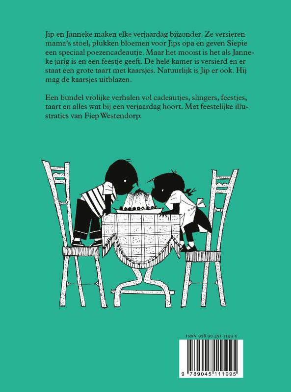 Jip en Janneke er is er een jarig achterkant