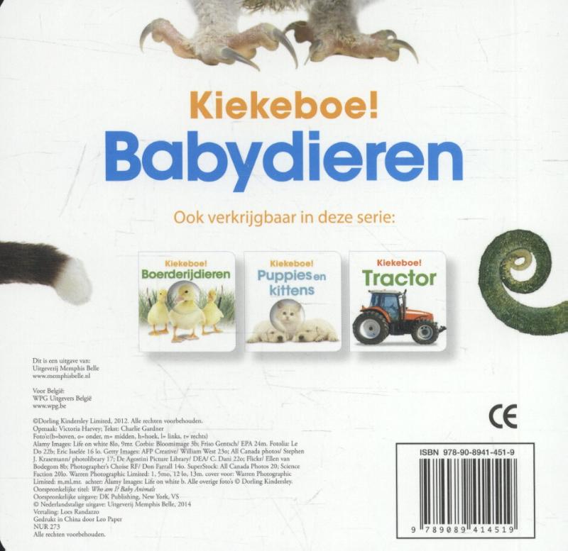 Kiekeboe  -   Babydieren achterkant